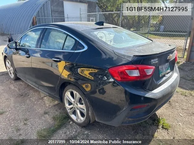 2017 Chevrolet Cruze Premier Turbo VIN: 1G1BF5SM4H7127995 Lot: 20177099