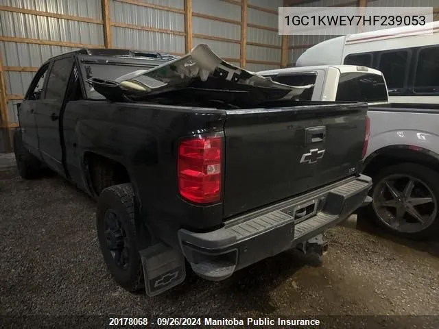 1GC1KWEY7HF239053 2017 Chevrolet Silverado 2500 Hd Ltz Crew Cab