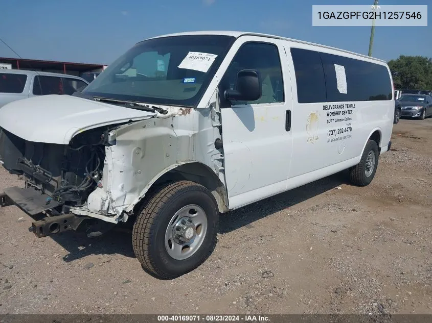 1GAZGPFG2H1257546 2017 Chevrolet Express 3500 Lt