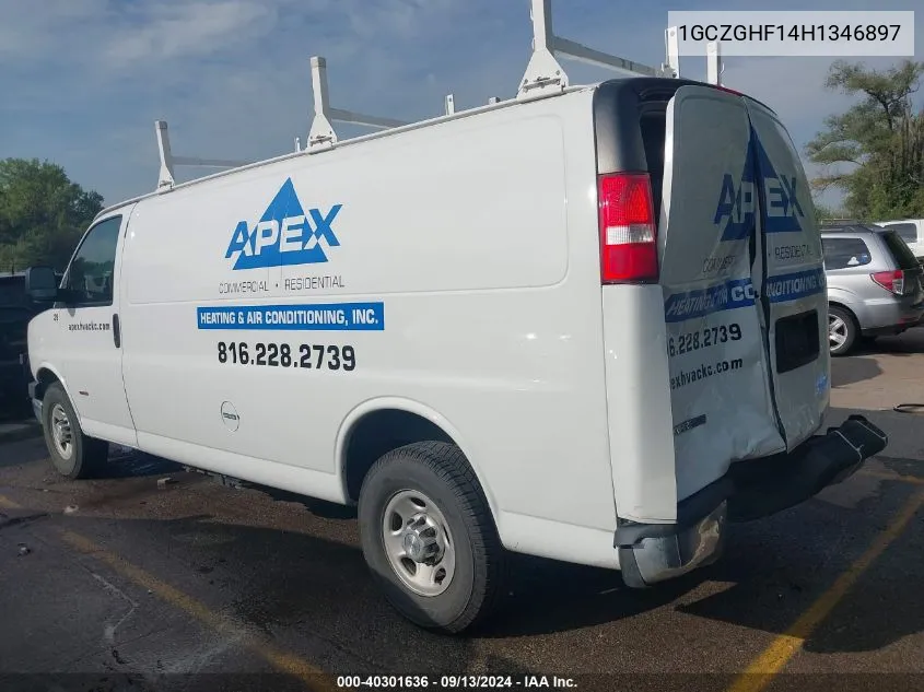 1GCZGHF14H1346897 2017 Chevrolet Express 3500 Work Van