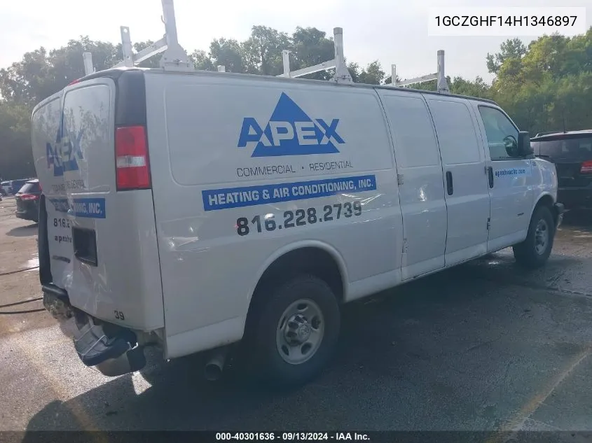 1GCZGHF14H1346897 2017 Chevrolet Express 3500 Work Van