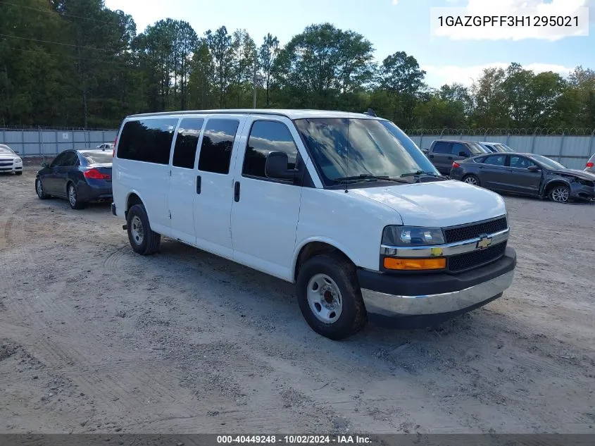 2017 Chevrolet Express 3500 Lt VIN: 1GAZGPFF3H1295021 Lot: 40449248