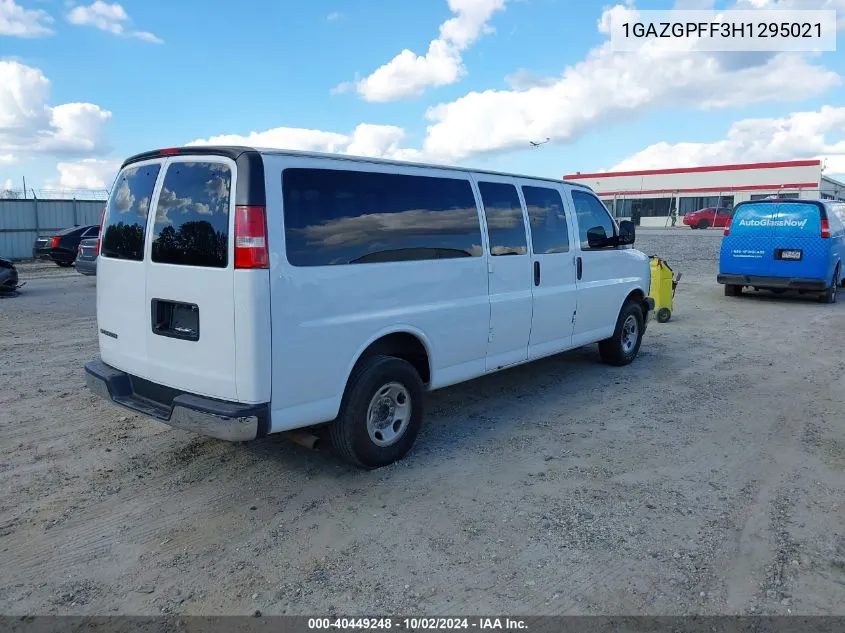 2017 Chevrolet Express 3500 Lt VIN: 1GAZGPFF3H1295021 Lot: 40449248