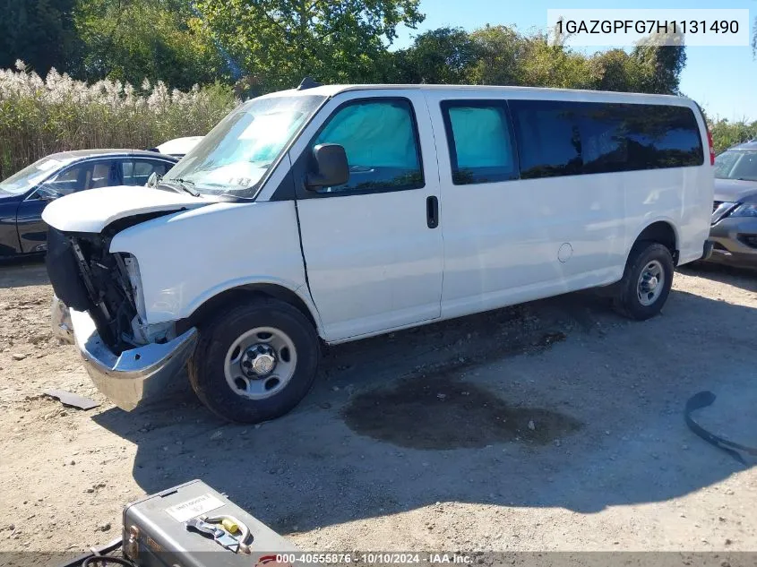 2017 Chevrolet Express 3500 Lt VIN: 1GAZGPFG7H1131490 Lot: 40555876