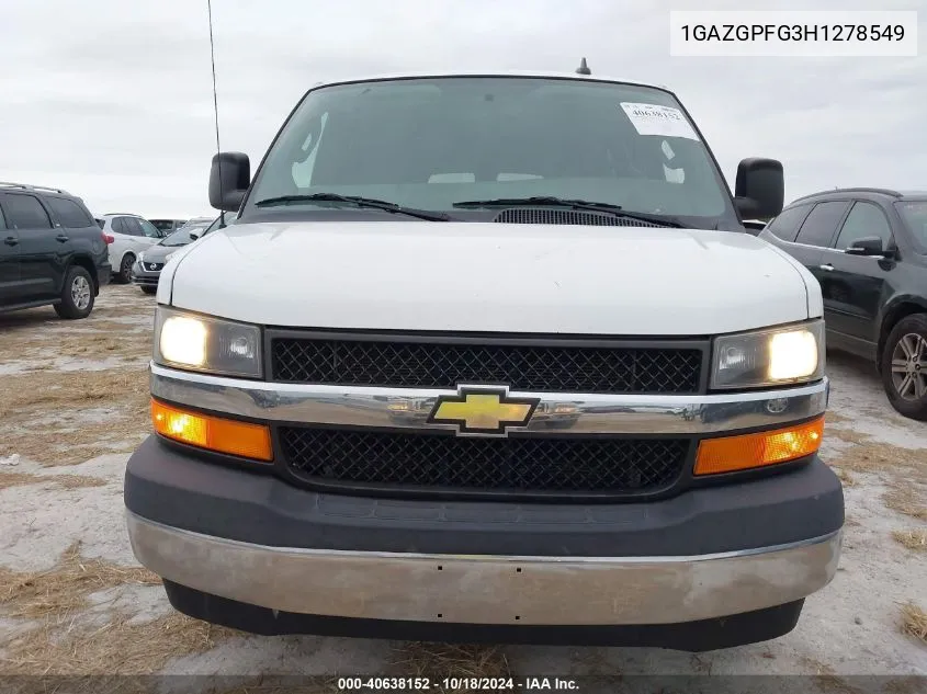 1GAZGPFG3H1278549 2017 Chevrolet Express 3500 Lt