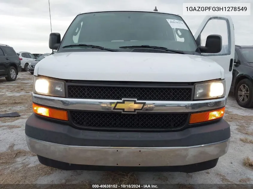 1GAZGPFG3H1278549 2017 Chevrolet Express 3500 Lt