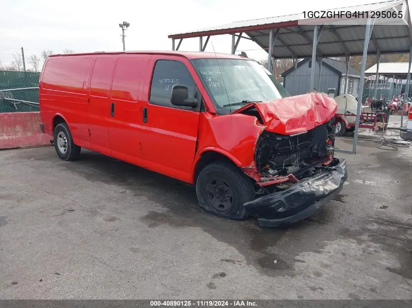 2017 Chevrolet Express 3500 Work Van VIN: 1GCZGHFG4H1295065 Lot: 40890125