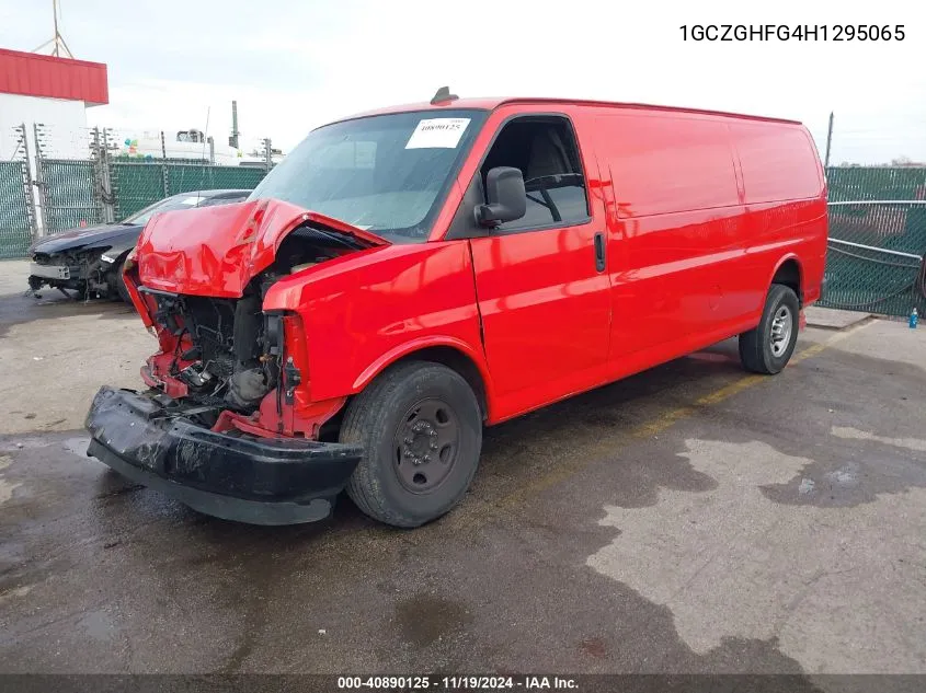 2017 Chevrolet Express 3500 Work Van VIN: 1GCZGHFG4H1295065 Lot: 40890125