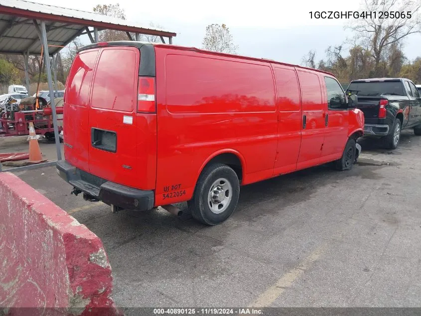 2017 Chevrolet Express 3500 Work Van VIN: 1GCZGHFG4H1295065 Lot: 40890125