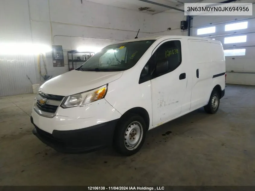 2018 Chevrolet City Express VIN: 3N63M0YN0JK694956 Lot: 12106138