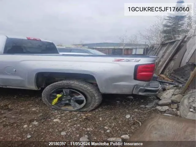 2018 Chevrolet Silverado 1500 Lt Crew Cab VIN: 1GCUKREC5JF176060 Lot: 20180397