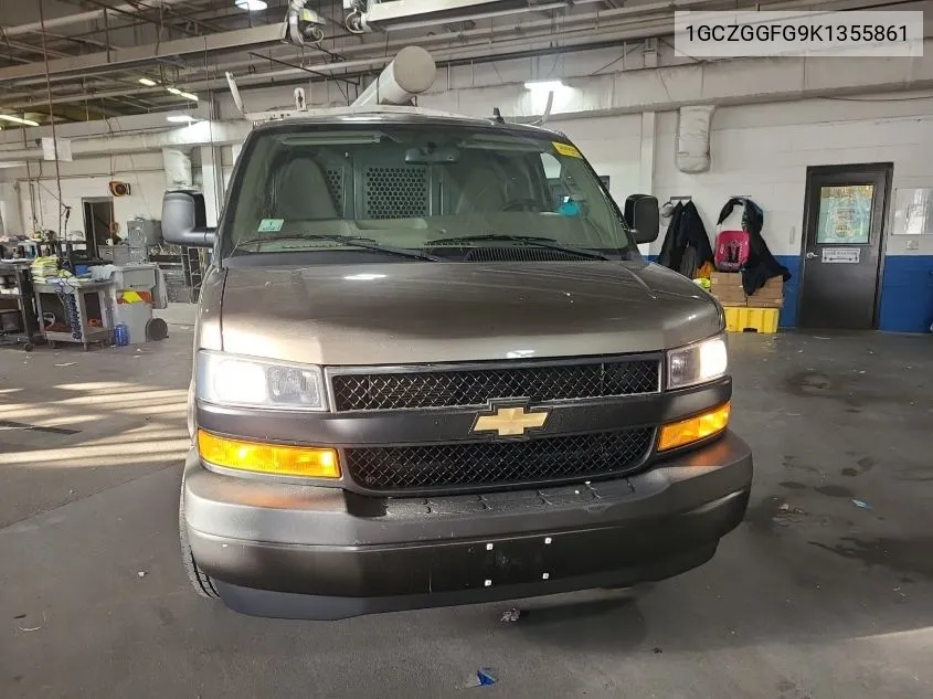 2019 Chevrolet Express 3500 Work Van VIN: 1GCZGGFG9K1355861 Lot: 40823773