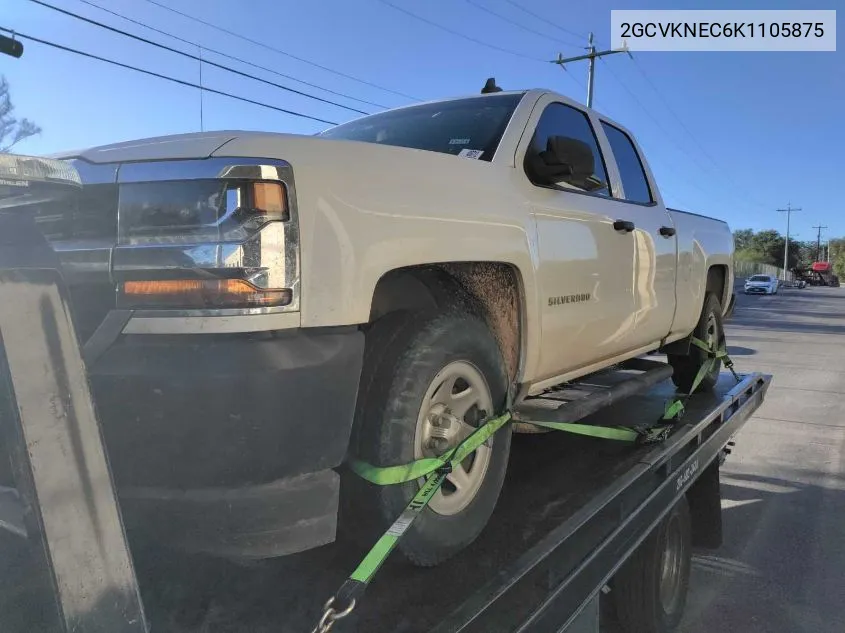 2019 Chevrolet Silverado Ld K1500 Base/Ls VIN: 2GCVKNEC6K1105875 Lot: 40869803