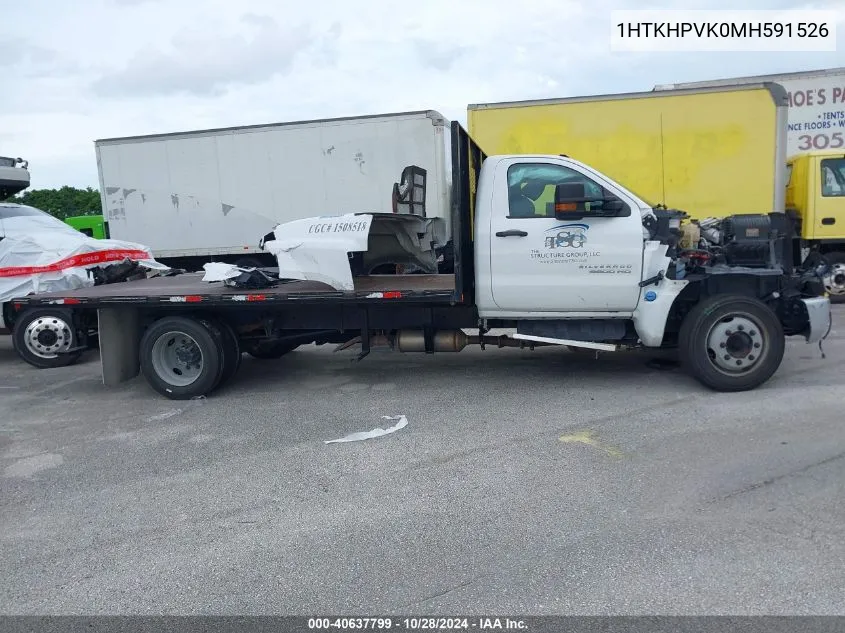 2021 Chevrolet Silverado 4500Hd VIN: 1HTKHPVK0MH591526 Lot: 40637799