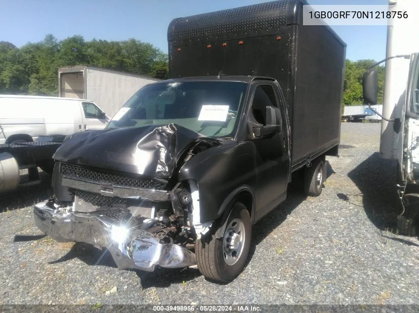 2022 Chevrolet Express Cutaway Work Van VIN: 1GB0GRF70N1218756 Lot: 39498956