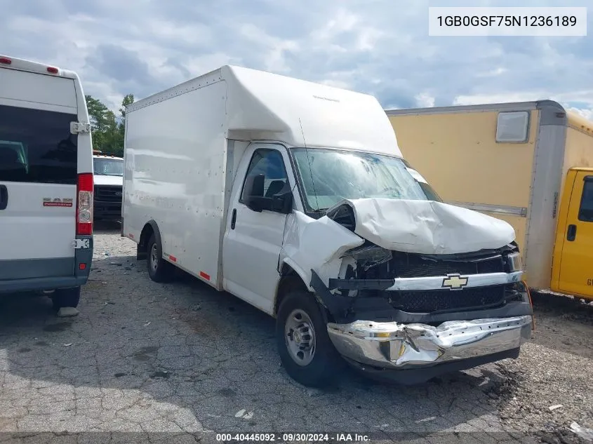 2022 Chevrolet Express Cutaway Work Van VIN: 1GB0GSF75N1236189 Lot: 40445092