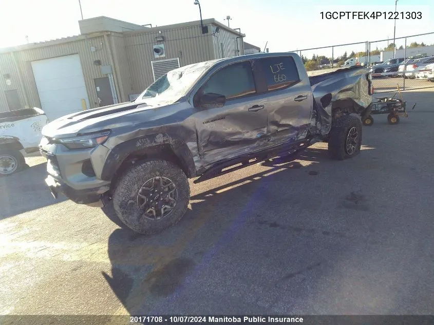 1GCPTFEK4P1221303 2023 Chevrolet Colorado Zr2 Crew Cab