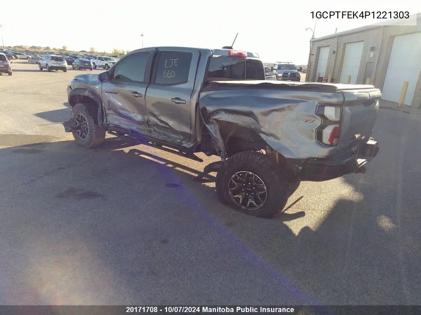 1GCPTFEK4P1221303 2023 Chevrolet Colorado Zr2 Crew Cab