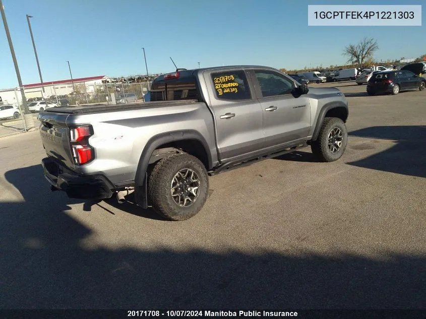 1GCPTFEK4P1221303 2023 Chevrolet Colorado Zr2 Crew Cab