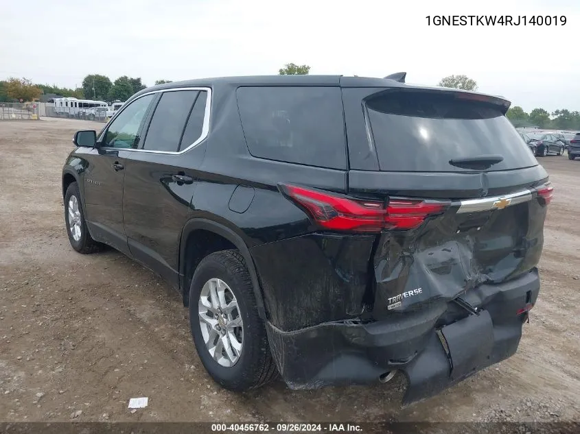 1GNESTKW4RJ140019 2024 Chevrolet Traverse Limited Fwd Ls