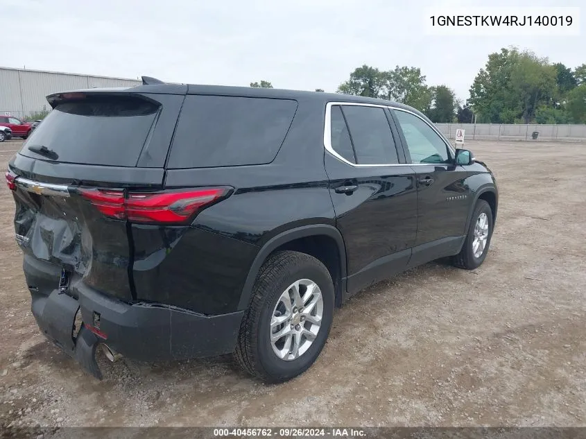 1GNESTKW4RJ140019 2024 Chevrolet Traverse Limited Fwd Ls