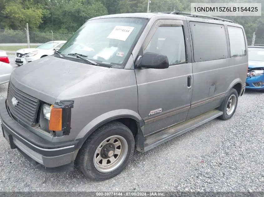 1990 Chevrolet Astro VIN: 1GNDM15Z6LB154425 Lot: 39774144