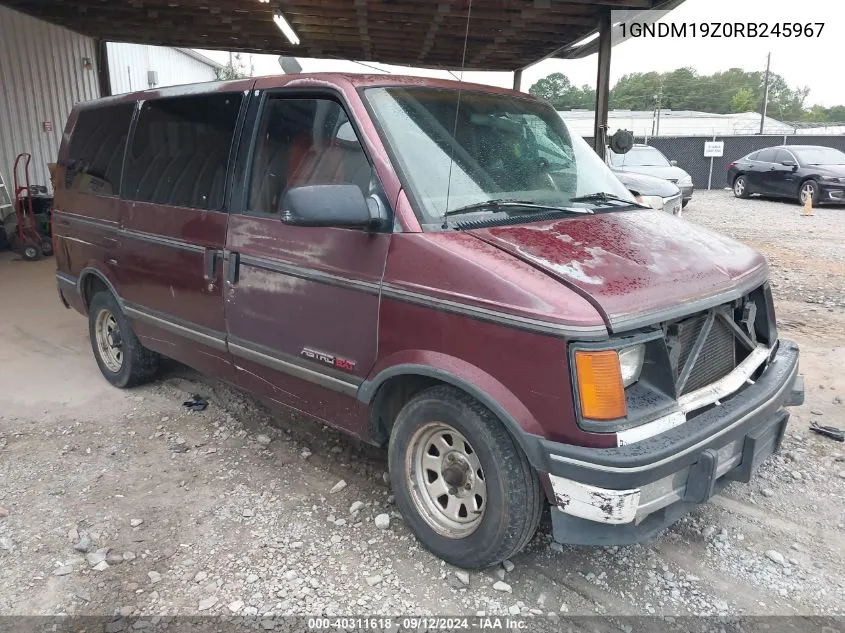 1994 Chevrolet Astro VIN: 1GNDM19Z0RB245967 Lot: 40311618