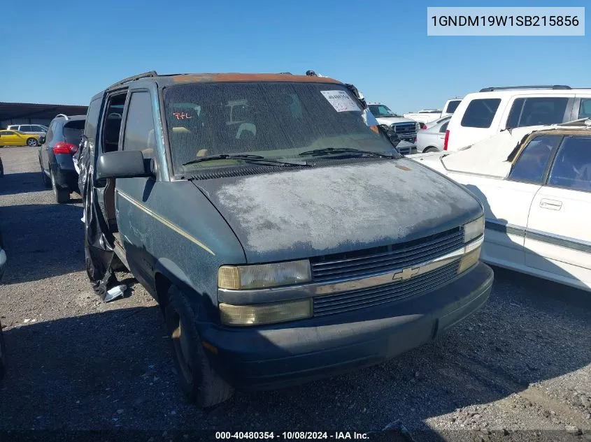 1995 Chevrolet Astro VIN: 1GNDM19W1SB215856 Lot: 40480354