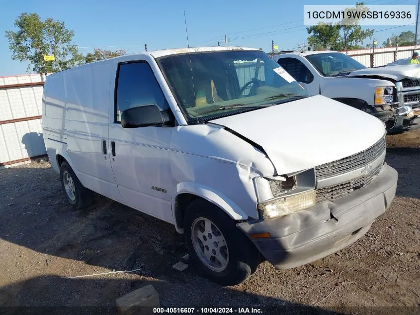 1GCDM19W6SB169336 1995 Chevrolet Astro