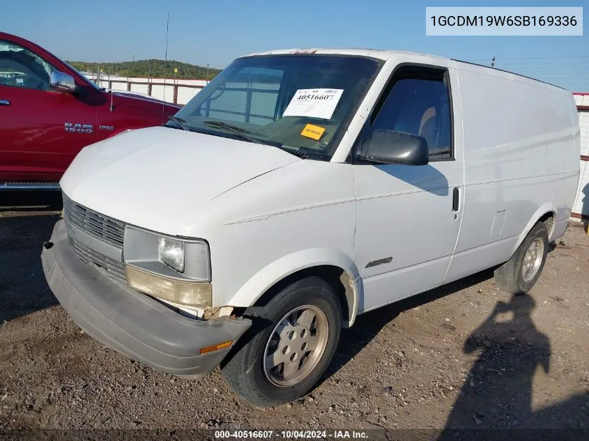 1GCDM19W6SB169336 1995 Chevrolet Astro