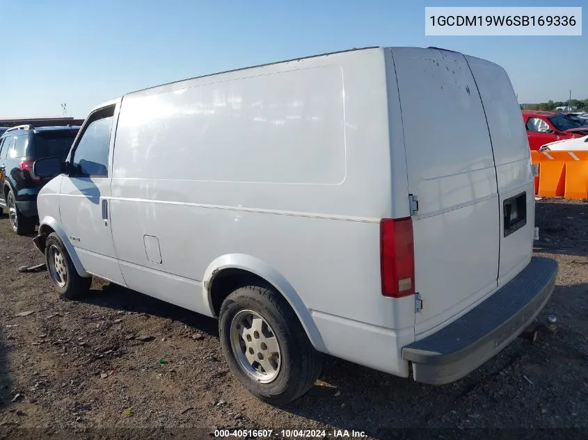 1GCDM19W6SB169336 1995 Chevrolet Astro