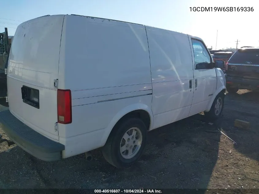 1GCDM19W6SB169336 1995 Chevrolet Astro