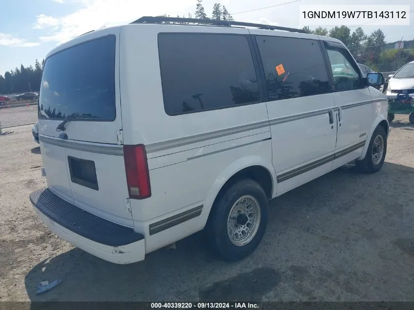 1GNDM19W7TB143112 1996 Chevrolet Astro