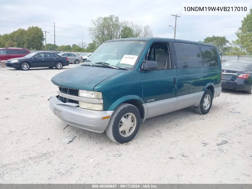 1997 Chevrolet Astro Ls Cmi VIN: 1GNDM19W4VB217010 Lot: 40369607