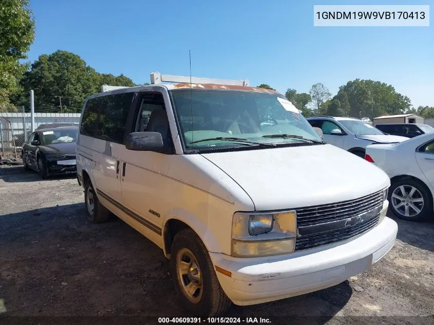 1997 Chevrolet Astro Ls Cmi VIN: 1GNDM19W9VB170413 Lot: 40609391