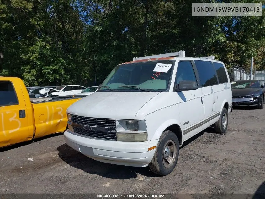 1997 Chevrolet Astro Ls Cmi VIN: 1GNDM19W9VB170413 Lot: 40609391