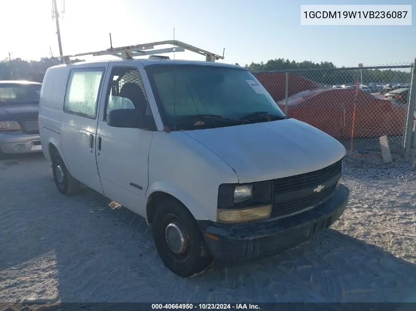 1997 Chevrolet Astro VIN: 1GCDM19W1VB236087 Lot: 40664950