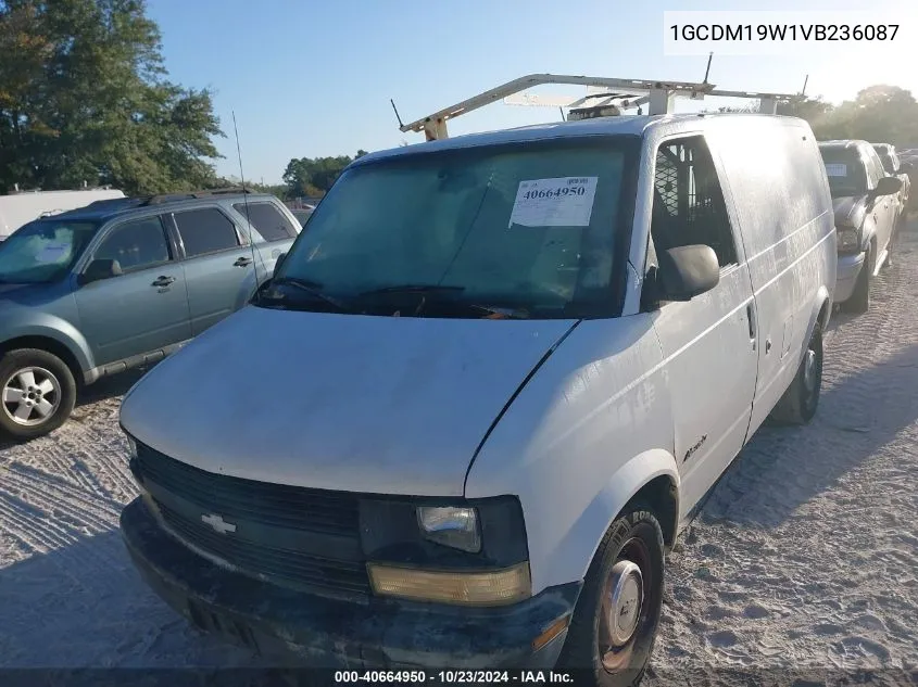 1997 Chevrolet Astro VIN: 1GCDM19W1VB236087 Lot: 40664950