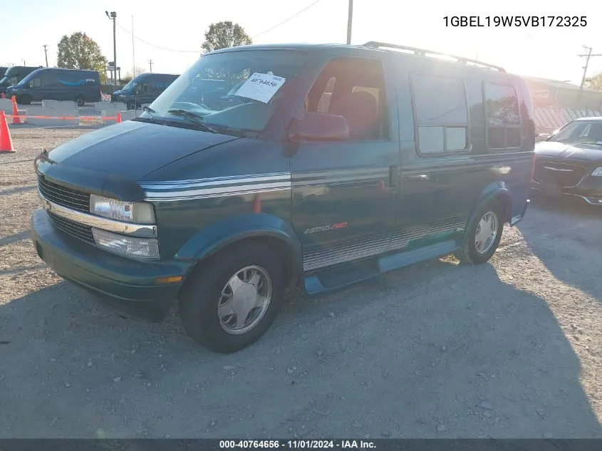 1997 Chevrolet Astro Upfitter Pkg. VIN: 1GBEL19W5VB172325 Lot: 40764656