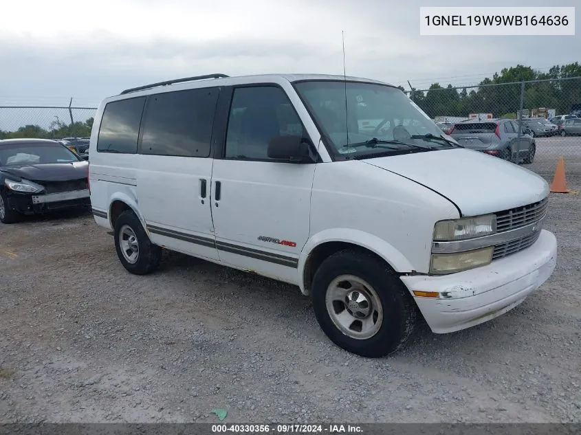 1998 Chevrolet Astro VIN: 1GNEL19W9WB164636 Lot: 40330356