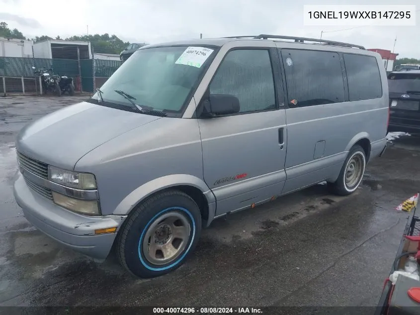 1999 Chevrolet Astro VIN: 1GNEL19WXXB147295 Lot: 40074296