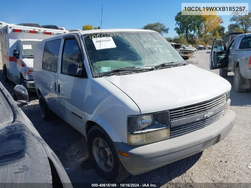 1GCDL19WXXB185257 1999 Chevrolet Astro