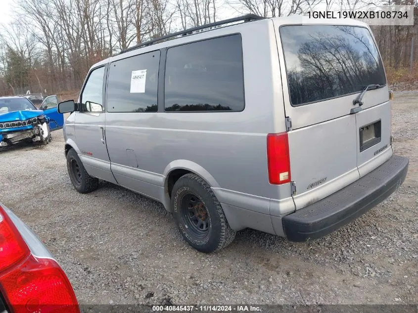 1999 Chevrolet Astro VIN: 1GNEL19W2XB108734 Lot: 40845437