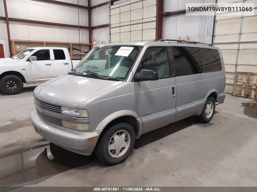 1GNDM19W8YB111065 2000 Chevrolet Astro