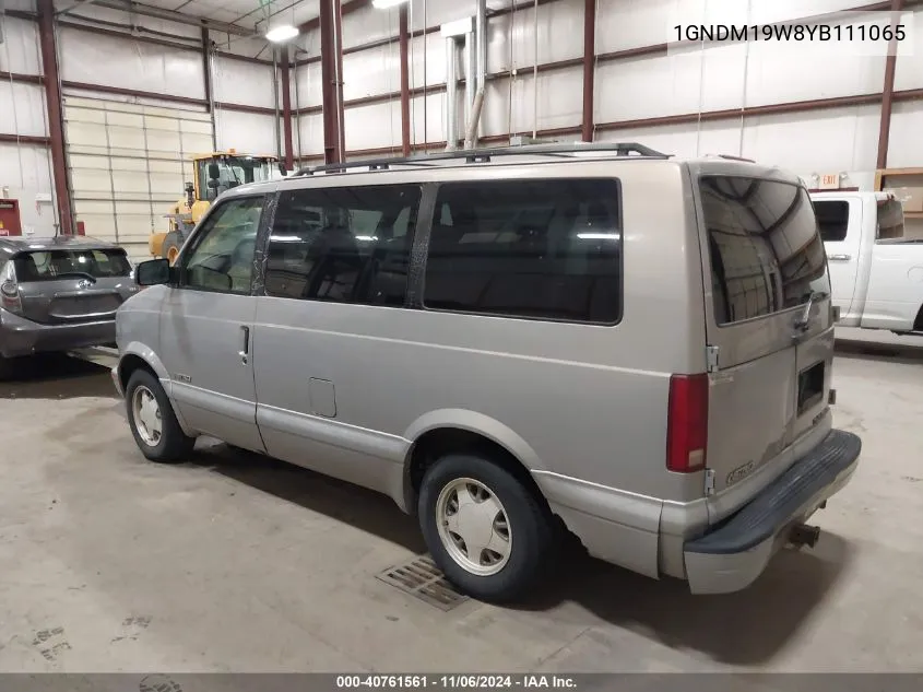 1GNDM19W8YB111065 2000 Chevrolet Astro