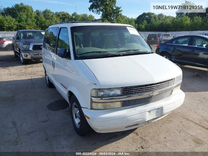 2001 Chevrolet Astro Ls VIN: 1GNEL19W71B129358 Lot: 40224324