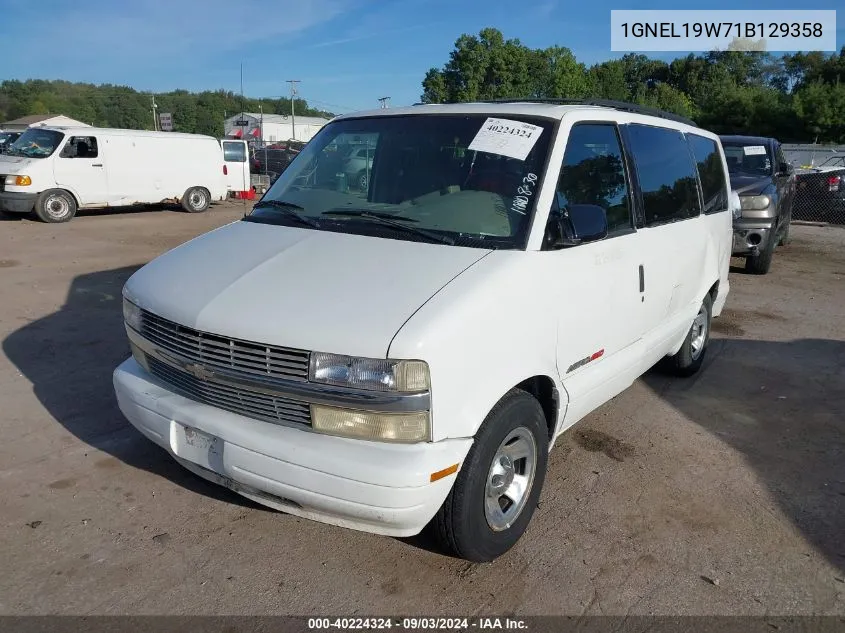 2001 Chevrolet Astro Ls VIN: 1GNEL19W71B129358 Lot: 40224324