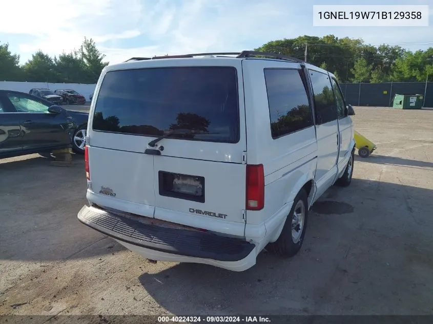 2001 Chevrolet Astro Ls VIN: 1GNEL19W71B129358 Lot: 40224324