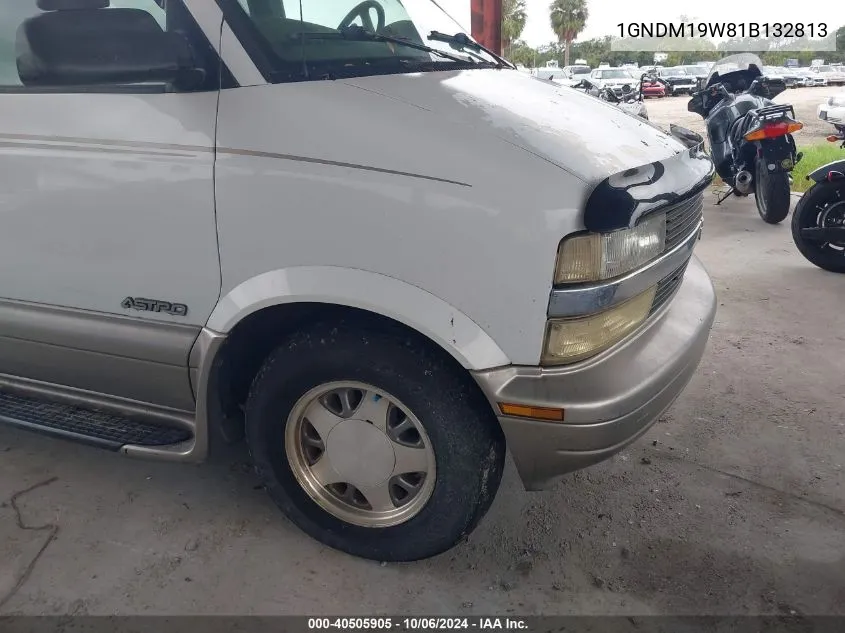 2001 Chevrolet Astro Ls VIN: 1GNDM19W81B132813 Lot: 40505905