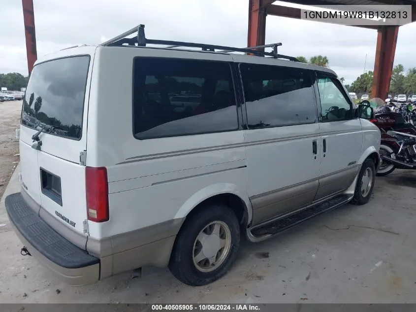 2001 Chevrolet Astro Ls VIN: 1GNDM19W81B132813 Lot: 40505905